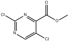 Methyl 2,5-dichloropyrimidine-4-carboxylate 结构式