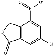 1(3H)-Isobenzofuranone, 6-chloro-4-nitro- 结构式