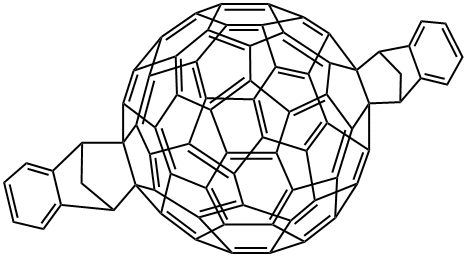 56,60:2'',3''][5,6]富勒烯-C60-IH 结构式