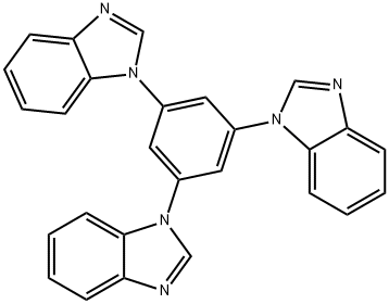 1,3,5-三(1H-苯并[D]咪唑-1-基)苯 结构式