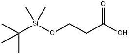 Propanoic acid, 3-[[(1,1-dimethylethyl)dimethylsilyl]oxy]- 结构式