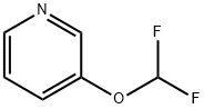 3-(Difluoromethoxy)pyridine 结构式