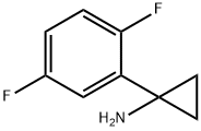 1-(2,5-二氟苯基)环丙胺 结构式