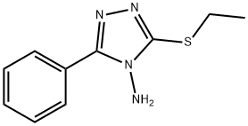 4H-1,2,4-Triazol-4-amine, 3-(ethylthio)-5-phenyl- 结构式