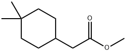 Cyclohexaneacetic acid, 4,4-dimethyl-, methyl ester 结构式