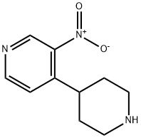 Pyridine, 3-nitro-4-(4-piperidinyl)- 结构式