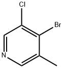 4-溴-3-氯-5-甲基吡啶 结构式