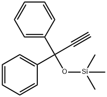 Benzene, 1,1'-[1-[(trimethylsilyl)oxy]-2-propyn-1-ylidene]bis- 结构式