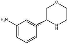 Benzenamine, 3-(3R)-3-morpholinyl- 结构式