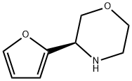 Morpholine, 3-(2-furanyl)-, (3R)- 结构式