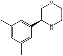 Morpholine, 3-(3,5-dimethylphenyl)-, (3S)- 结构式