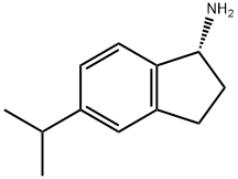 (R)-5-isopropyl-2,3-dihydro-1H-inden-1-amine 结构式