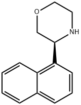 Morpholine,3-(1-naphthalenyl)-,(3S)- 结构式