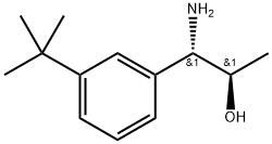 (1S,2R)-1-AMINO-1-[3-(TERT-BUTYL)PHENYL]PROPAN-2-OL 结构式