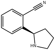 2-((2R)PYRROLIDIN-2-YL)BENZENECARBONITRILE 结构式