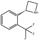 Azetidine, 2-[2-(trifluoromethyl)phenyl]-, (2S)- 结构式