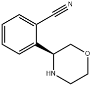Benzonitrile, 2-(3S)-3-morpholinyl- 结构式
