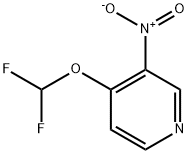 4-(二氟甲氧基)-3-硝基吡啶 结构式