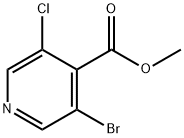3-溴-5-氯异烟酸甲酯 结构式