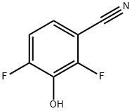 2,4-Difluoro-3-hydroxybenzonitrile 结构式