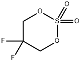 5,5-二氟-1,3,2-二氧硫杂环己烷-2,2-二氧化物 结构式