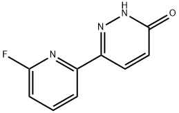 3-Hydroxy-6-(6-fluoropyridyl-2-yl)pyridazine 结构式