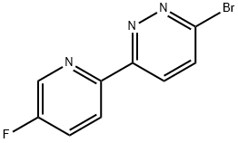 3-Bromo-6-(5-fluoropyridyl-2-yl)pyridazine 结构式