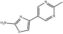 2-Amino-4-(2-methylpyrimidyl-5-yl)thiazole 结构式