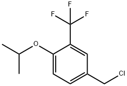 4-(氯甲基)-1-异丙氧基-2-(三氟甲基)苯 结构式