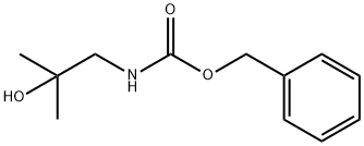 (2-羟基-2-甲基丙基)氨基甲酸苄酯 结构式