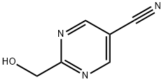 2-(羟甲基)嘧啶-5-甲腈 结构式