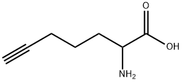 2-aminohept-6-ynoic acid 结构式