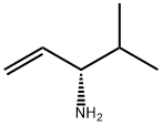 (S)-4-methylpent-1-en-3-amine 结构式