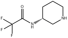 2,2,2-trifluoro-N-((R)-piperidin-3-yl)acetamide 结构式