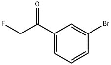 Ethanone, 1-(3-bromophenyl)-2-fluoro- 结构式