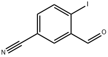 3-formyl-4-iodobenzonitrile 结构式