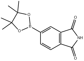 5-(4,4,5,5-四甲基-1,3,2-二氧硼杂环戊烷-2-基)异吲哚-1,3-二酮 结构式