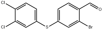 2-bromo-4-(3',4'-dichlorophenylsulfanyl)benzaldehyde 结构式