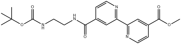 [2,2'-Bipyridine]-4-carboxylic acid, 4'-[[[2-[[(1,1-dimethylethoxy)carbonyl]amino]ethyl]amino]carbonyl]-, methyl ester