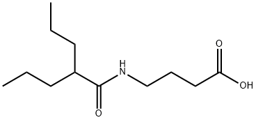 Nγ-valproyl-aminobutyric acid 结构式