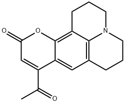 9-乙酰基-2,3,6,7-四氢-1H-吡喃并[2,3-F]吡啶并[3,2,1-IJ]喹啉-11(5H)-酮 结构式