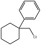 Benzene, [1-(chloromethyl)cyclohexyl]- 结构式