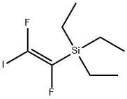 [(1E)-1,2-difluoro-2-iodoethenyl]triethylsilane 结构式