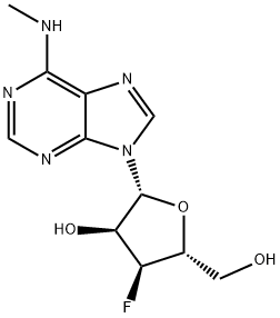 3'-Deoxy-3'-fluoro-N6-methyladenosine 结构式