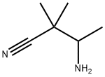 Butanenitrile, 3-amino-2,2-dimethyl- 结构式