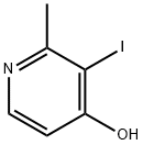 3-碘-2-甲基-4-吡啶醇 结构式