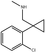 (1-(2-chlorophenyl)cyclopropyl)-N-methylmethanamine 结构式