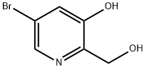 5-溴-2-(羟甲基)吡啶-3-醇 结构式