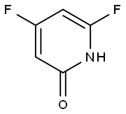 4,6-二氟-2-羟基吡啶 结构式