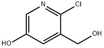 3-Pyridinemethanol, 2-chloro-5-hydroxy- 结构式